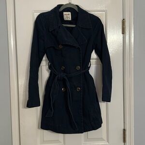 OLD NAVY PEACOAT NAVY DOUBLE BREASTED BUTTONS WITH TIE - Size XS